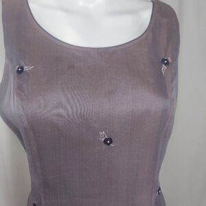 Sleeveless Silk Dress